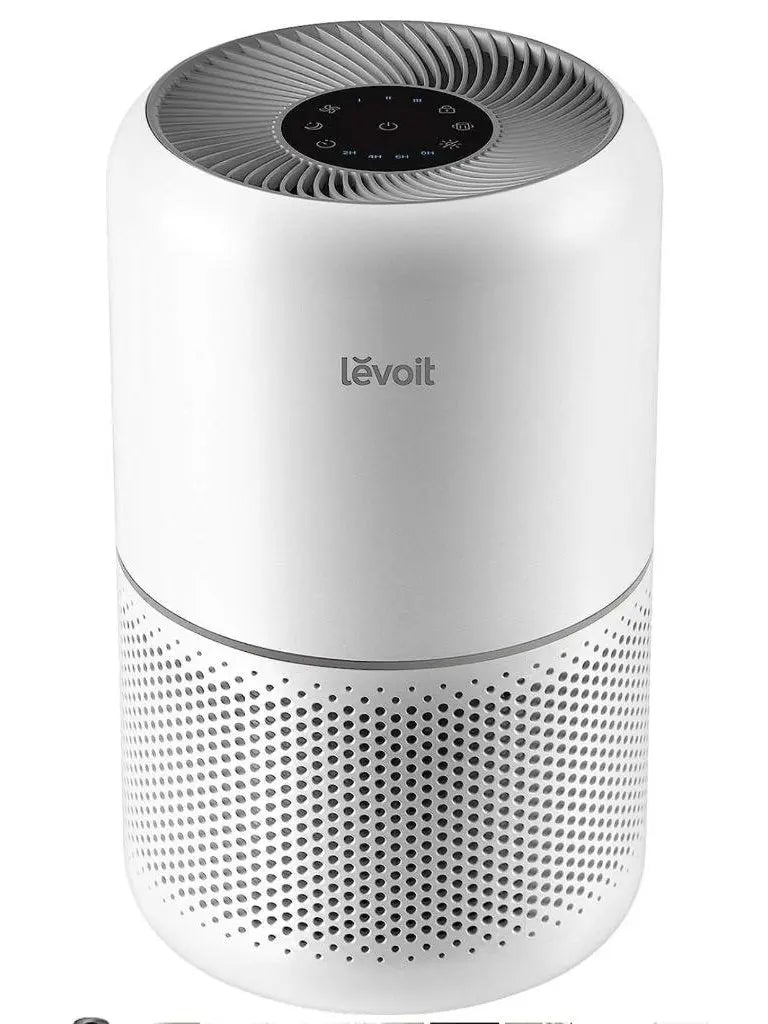 LEVOIT Air Purifier for Home Allergies Pets Hair in Bedroom, Covers Up to 1095 ft² by 45W High Torque Motor, 3-in-1 Filter with HEPA sleep mode, Remove Dust Smoke Pollutants Odor, Core300-P, White