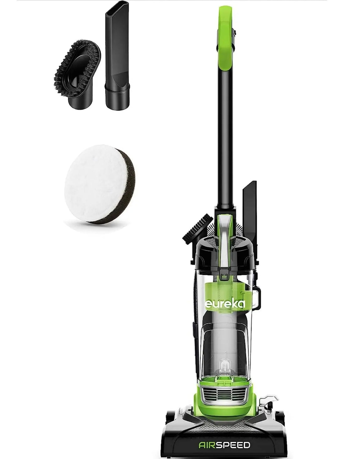 Eureka Powerful Bagless Upright Carpet and Floor Airspeed Ultra-Lightweight Vacuum Cleaner, w/Replacement Filter, Green