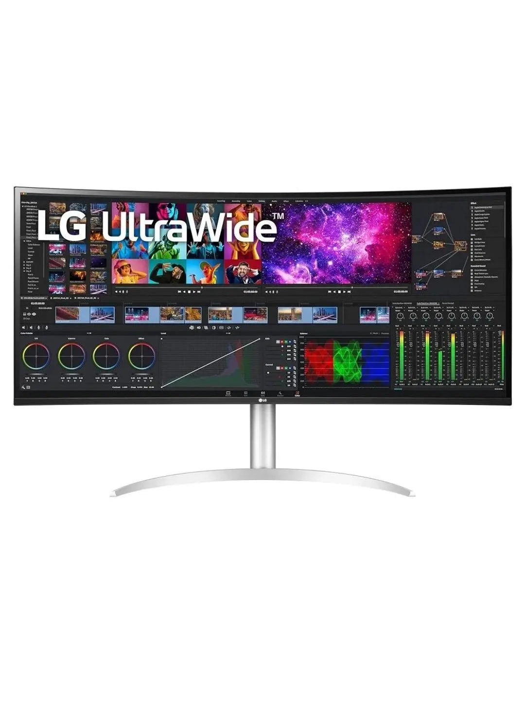 LG 40WP95C-W 40” UltraWide Curved WUHD 5120 x 2160 5K2K Nano IPS Display, DCI-P3