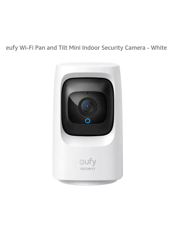 eufy Wi-Fi Pan and Tilt Mini Indoor Security Camera - White