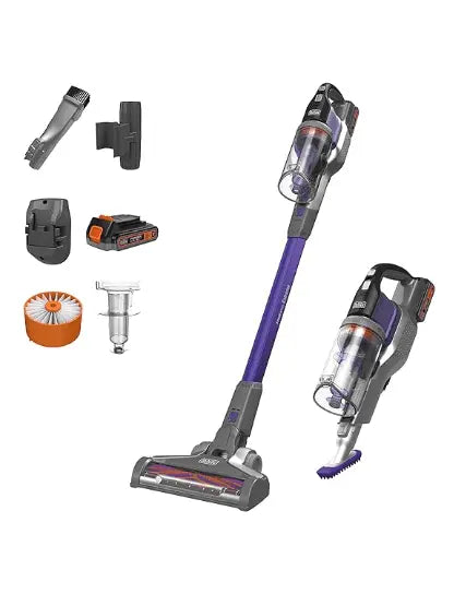 BLACK+DECKER Powerseries Extreme Cordless Stick Vacuum Cleaner for Pets, Purple