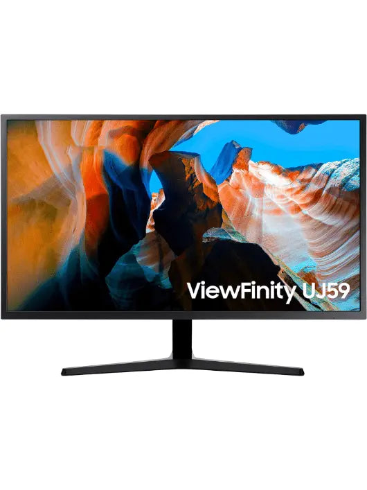 SAMSUNG UJ59 Series 32-Inch 4K UHD 3840x2160 Computer Monitor, HDMI, Display Port, Eye Saver/Flicker Free Mode, FreeSync LU32J590UQNXZA ,Black