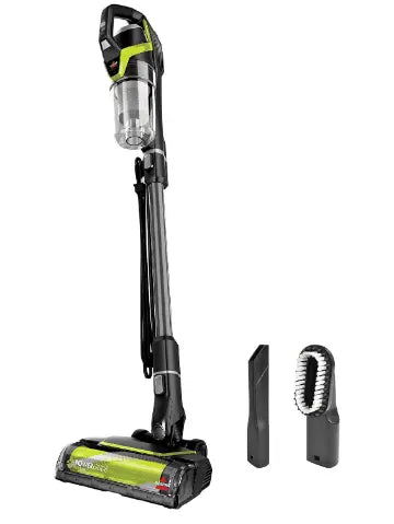 BISSELL PowerGlide Pet Slim Corded Vacuum, 3070, Black, Green