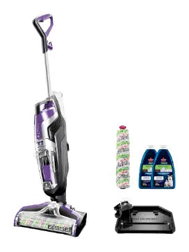 BISSELL Crosswave Pet Pro All in One Wet Dry Vacuum Cleaner and Mop for Hard Floors and Area Rugs, Purple, 2306A