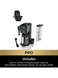 Ninja CFP301 DualBrew Pro Specialty 12-Cup Drip Maker with Glass Carafe, Single-Serve Grounds, compatible with K-Cup pods, with 4 Brew Styles, Frother & Separate Hot Water System, Black